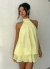 Summer Backless Halter Knit Mini Dress