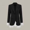 Lace Patchwork Blazer Dress