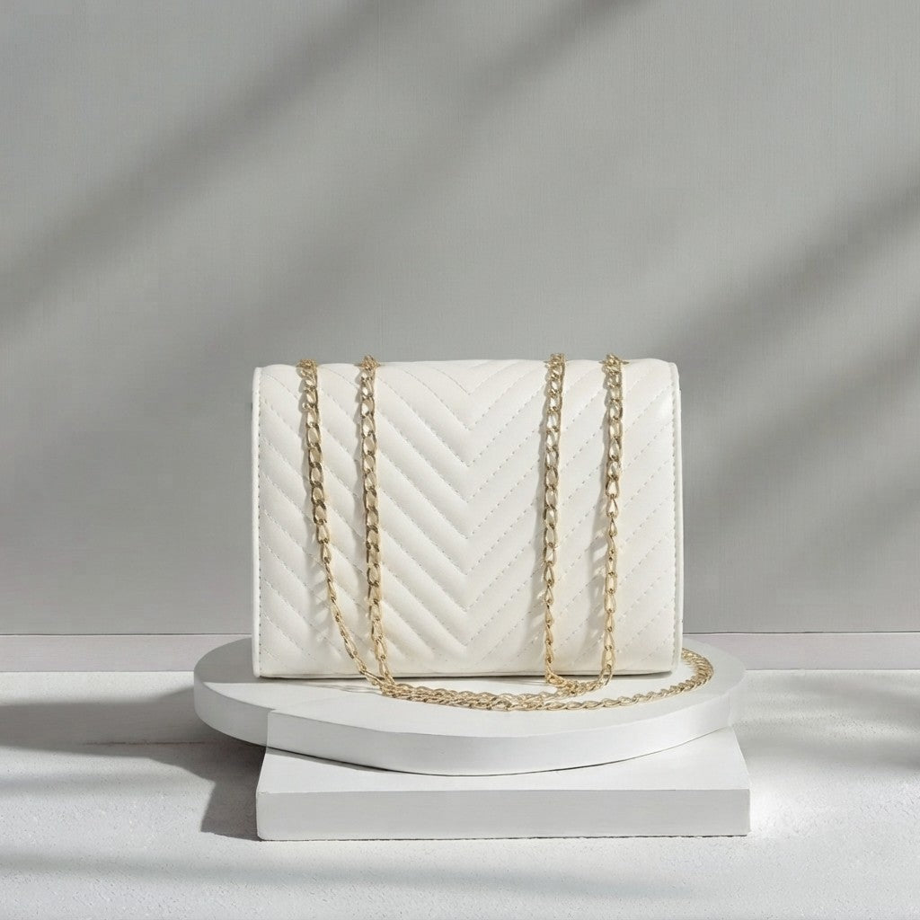 Quilted Tassel Crossbody Bag