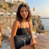 Quilted Tassel Crossbody Bag