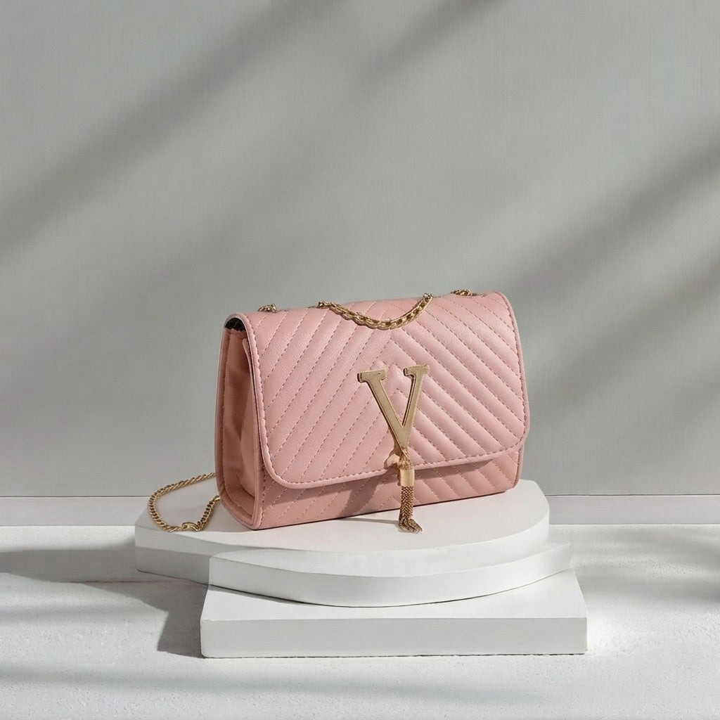 Quilted Tassel Crossbody Bag
